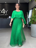 New Burst Women's Large-Size Shawl With Sleeve Dress Comfortable Casual Dress