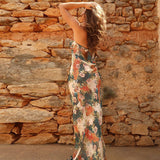 Sexy Vacation Sling Dress 2025 Summer New Back-Up Dress Women's Dress DJPT