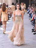 Design Heavy Industry Nails Pressed Folding Sling Dress In The Summer Of 2024 Beautiful Waist Thin Holiday Dress