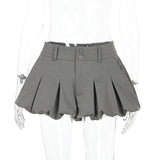 Low-Waisted Flower T-Wra Thigh Thighs Super Short Babes Half-Dress Women 2025 Summer New Niche A-Word Short Skirt DJPT