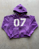 Trend Street Loose Sweatwear Suit Men And Women's Hip-Hop Sports Zipper Hoodie Trousers Set DJPT