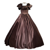 Dingy Evening Dress Body Solo Student Art Test Vocal Folk Song Performance Dress Host Dress Fluffy Skirt Woman