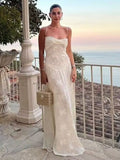 Suspension Dress High-End Skinny Backband With Light Dress HZ0628