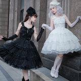 Party Jsk Suspension Dress Everyday Cute Lolita Sweet Dress 6755