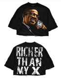 Vintage Men Cartoon H-Hang H-Hang PK T-Shirt American Kawai Long Dress Y2K Short Sleeves DJPT