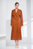 Style V-Neck Belt Belt Cut-In Empty Wind Coat Female 2025 New
