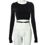 Women's Clothing In The Autumn Of 2025 New International Station Casual Umbilling With Zebra-Patrowed Backwear DJPT