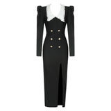 Collisive Clip Tender Tender Dress Sexy Lace Ribbon Open Fork Dress Dress