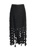And Familiar With Wind Embroidery Hollow Skirt Women In Spring 2025 New Design With High-Waisted Candy Cumsudian Dress