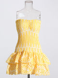 Mini Skirt 2025 Summer New Sleeveless Body Repair Lotus Side Hem Body Dress Dress Woman