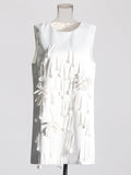 Elegant Famous Style Dress 2025 Summer New Niche Collar Three-Dimensional Flower Tuxedo Dress Woman