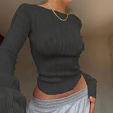 2025 Summer OL T-Shirt Collage Long Sleeve Round-Necked Women's T-Shirt Agent DJPT