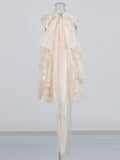 Fashion Retro Lotus Dress 2025 Summer New Sleeveless Lotus Leaf Edge Drift Led To High-End Feel Dress Woman