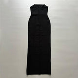 Bosom Diamond Banda Stender Temperament Repair Height Open Party Party Party Dress Dress Dress