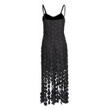 Temperament Famous Wind 2 Dress Women's Dress 2025 Spring New Sling Splicing Eso Design Sense Thin Dress