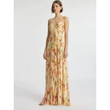 Evening Dress Sling Print Dress Goddess