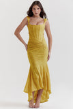 New Direct Batch Of Spring Reeling Net Folds Sleeveless Fishtail Sleeves HZ0628