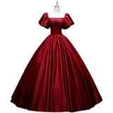 Dingy Evening Dress Body Solo Student Art Test Vocal Folk Song Performance Dress Host Dress Fluffy Skirt Woman