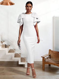 Bows And Bows In Women's Dress Geo Party Bandge Dress