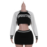 Autumn 2025 New Street Tide Casually Body Baseball Dress Dress Suit Woman DJPT