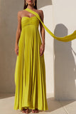 Women's Dress Solid Color Thoracic Skirt Skirt Sleeveless Fashion New Female 8060 HZ0628