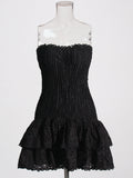 Mini Skirt 2025 Summer New Sleeveless Body Repair Lotus Side Hem Body Dress Dress Woman