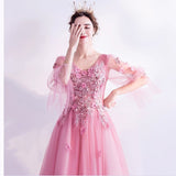 Building Color Yarn 2025 New Solo Performance Costume Female Atmosphere Elegant Shoulder Annual Meeting Art Exam Evening Dress Chorus