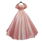 Dingy Evening Dress Body Solo Student Art Test Vocal Folk Song Performance Dress Host Dress Fluffy Skirt Woman