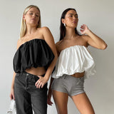 Women's Clothing 2024 Summer New Fashion Solid Color Two-Peared Thoracic Skirt DJPT