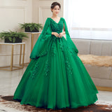 Dress Wedding Annual Host Performance Student Vocal Solo Art Exam Costume Puffy Skirt Long Evening Dress Woman