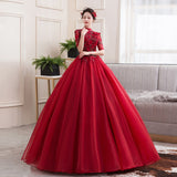 Performance Costume Female Puffy Skirt Long Vocal Student Art Dress Host Annual Evening Dress