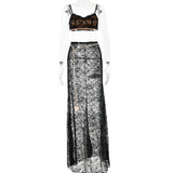 Babes Slings Two Sets Of Stylish Sexy Evening Dress Drag Fishtail Dress Suit HZ0628