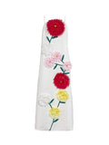 Stitching Three-Dimensional Decoration 2025 New Sling Skirt Loose Waist Long Solid Color Dress Women's Summer