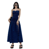 Summer New Small Design Smeared Breast Dress High-End Dress Dress Holiday Beach Dress