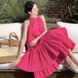 Design Sleeveless Dress Sleeveless Dress Thailand Sanya Seaside Resort Wind Loose Beach Dress Woman