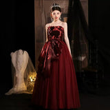 Bra Toast Dress 2025 Spring New Evening Dress Bridal Temperament Long Toast Dress Engagement Dress