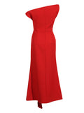 Elegant Retro Style Dress 2025 Summer New Slanted Shoulder Irregular Temperament Dress Dress Woman