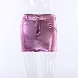 High-Waist Coating Hottie Short Skirt Women Summer Trend Casual Fashion Skirt DJPT
