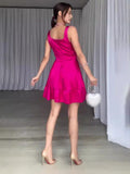 Summer New Sexy Sleeveless U-Necked Sleeved Dress