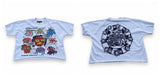 Vintage Men Cartoon H-Hang H-Hang PK T-Shirt American Kawai Long Dress Y2K Short Sleeves DJPT