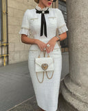 New On-Line Hot Selling Coarse-Fang Small Fragrant Style Dress DJPT