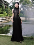 2025 Round-Neck Sleeveless Umbrella Dress Inside The Dress