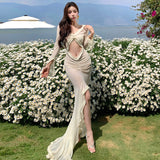 Hottie Sexy Folded Net Dress Super Fairy Beach Holiday Dress Girl