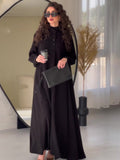 Eastern Muslims Spring 2024 New Commuting Street Fashion Solid Design Grand Dressȹs