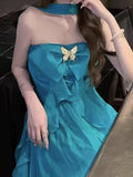 Summer New Bow With Elegant Temperament Dress