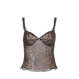 Sexy Leopard Print Sling Summer New Holiday Bottom Boob DJPT