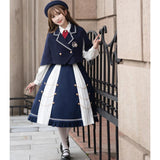 Design New Carrier Pigeon College Lolita College Wind Lolita Margarlet Four-Piece Set 6328