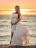 Women Chiffon Dress Skirt Pregnant Women Take Pictures Of Flowing Chiffon Skirt Maternity