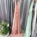 Oil/8 Colors 2025 Elegant Hanging Neck-Luck Holiday Flowers Unique Special Beach Dress