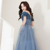 Evening Dress 2025 Summer Simplicity Banquet Temperament Performance Host Art Examination Dress